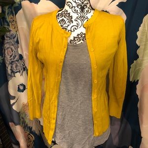 Mustard Cardigan